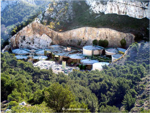 Usine de traitement des boues de Cayolle : Un des trois sites du complexe Géolide