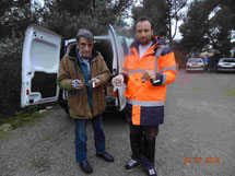 07-02-2014 : pose des capteurs au point de prélèvement P6